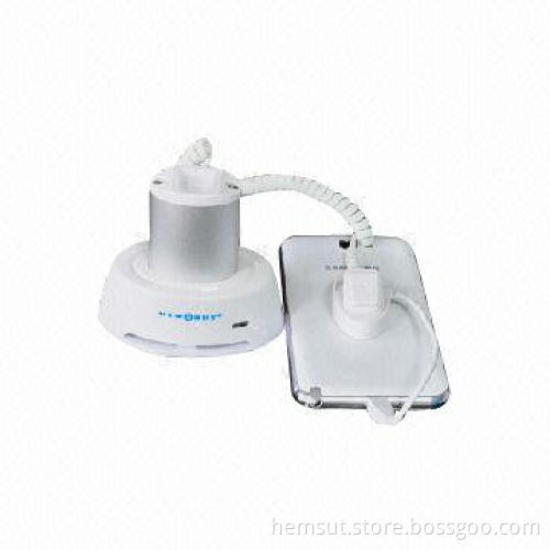 Mobile phone security systems holder with alarm function